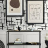 Papel Tapiz Geometric Textures EG10310 ejemplo