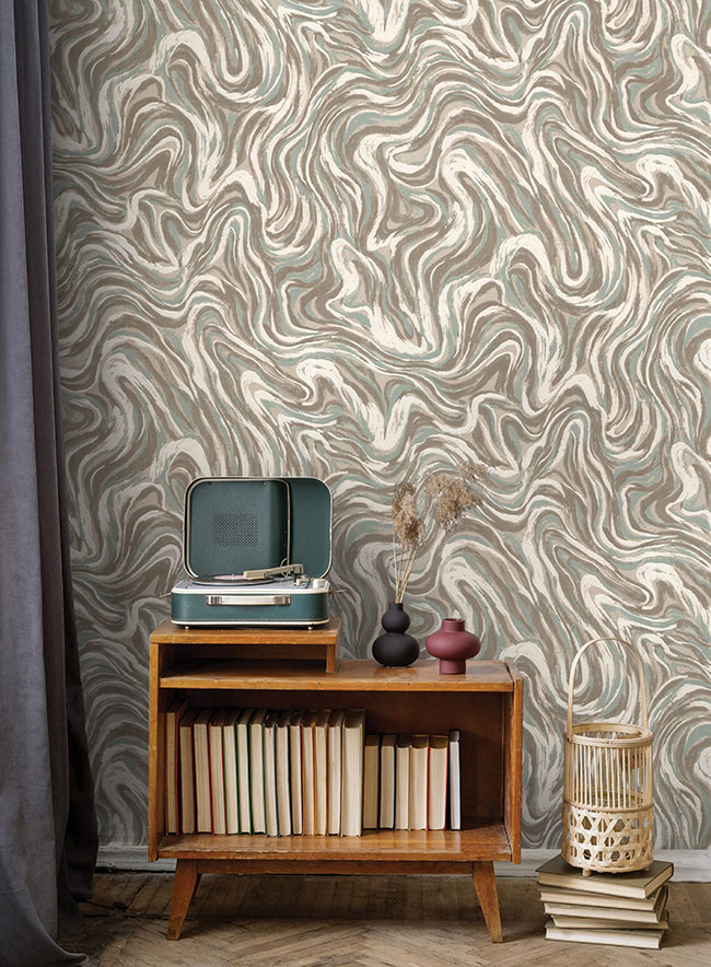 Papel Tapiz Tundra 3505-02 instalado
