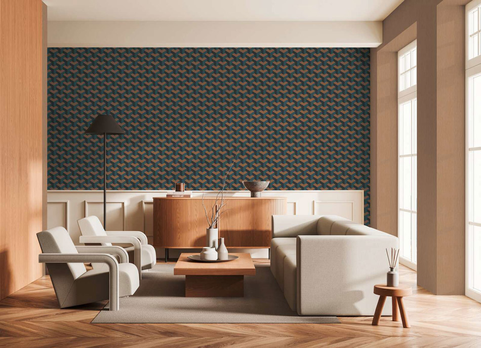 Papel Tapiz Daniel Hechter 78150-2 instalado