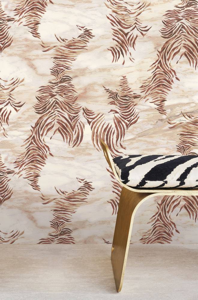 Papel Tapiz Roberto Cavalli RC21011 instalado
